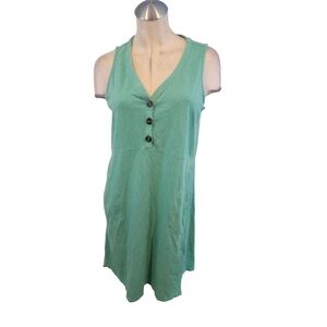J.Jill Size M Turquoise Tank Dress